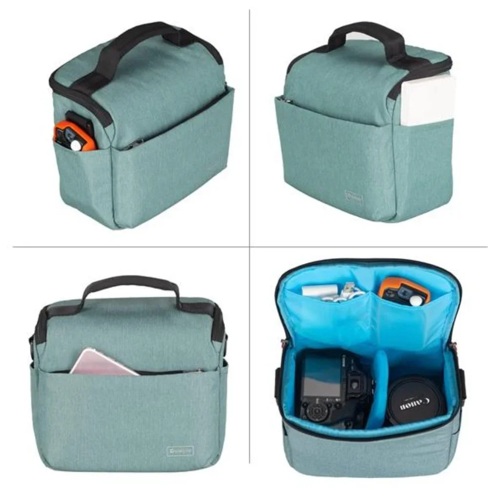 Camera Bag, Compact Waterproof and Anti-Shock Theft Camera Crossbody Bag Case